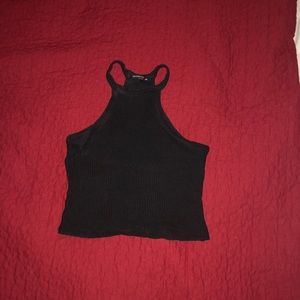 Brandy Melville Black Ribbed Tank